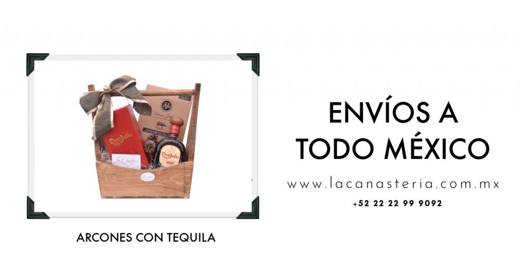 arcones navideños con tequila canastas navideñas finas con tequila