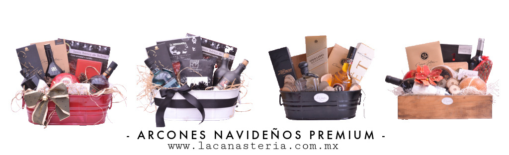 arcones navideños para empresas elegantes exclusivos de lujo con botellas navidad 2024