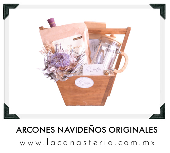 Arcones navideños para empresas originales novedosos modernos canasteria