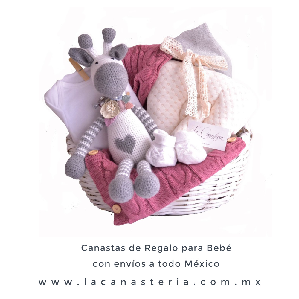 Canastas de regalo para bebé vintage niña df cdmx 