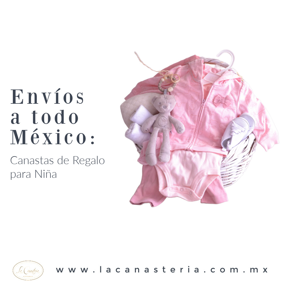 Canastas de regalo para bebés cdmx entrega domicilio niña la canasteria