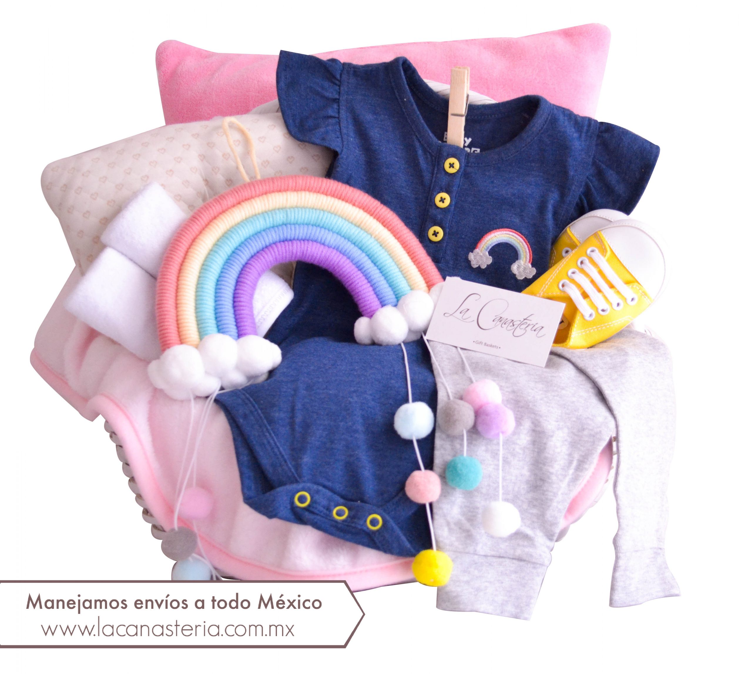 Cestas Canastas De Regalo Para Nacimiento Bebe Nina La Canaster A Blog