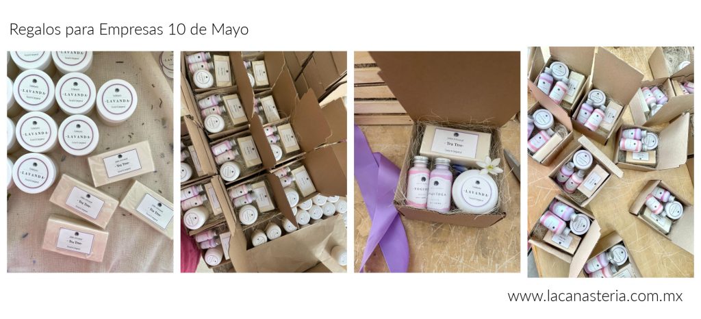 Cajas de regalo Día de las Madres con kit de spa para detalles en empresas con envío a todo México