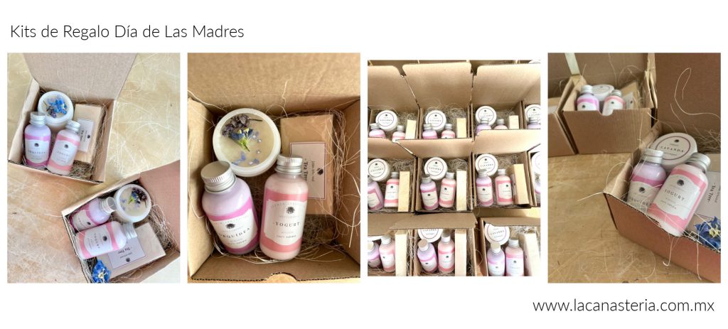 Cajas de regalo para detalles en empresas del día de las madres con kit de spa y envío a todo México