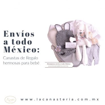 Canastas de regalo para bebé niiña recien nacida envio domicilio mexico