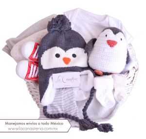 Mameluco de pinguino online para bebe