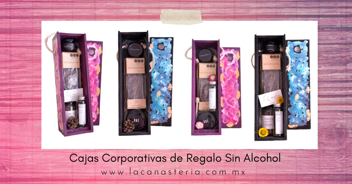 Cajas de regalo sin alcohol para empresas navidad cdmx df puebla monterrey